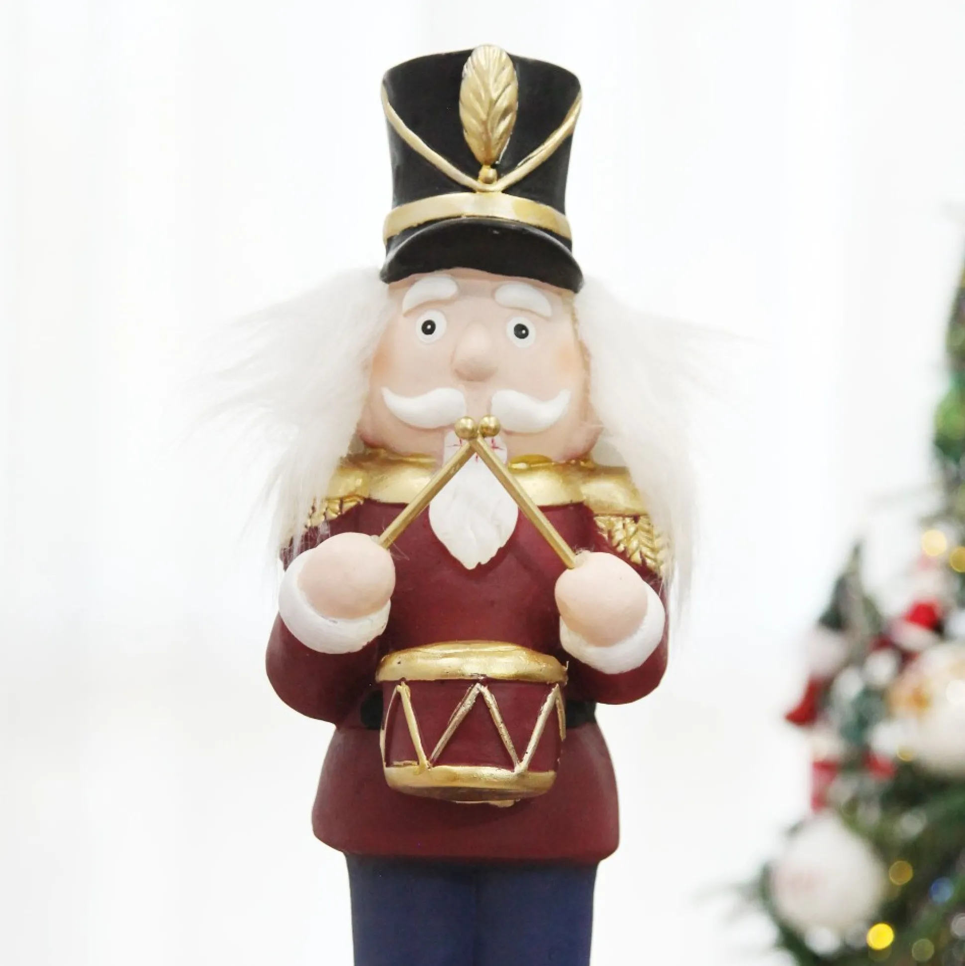 Extra Large Red Drummer Nutcracker Christmas Ornament. Christmas Nutcrackers|