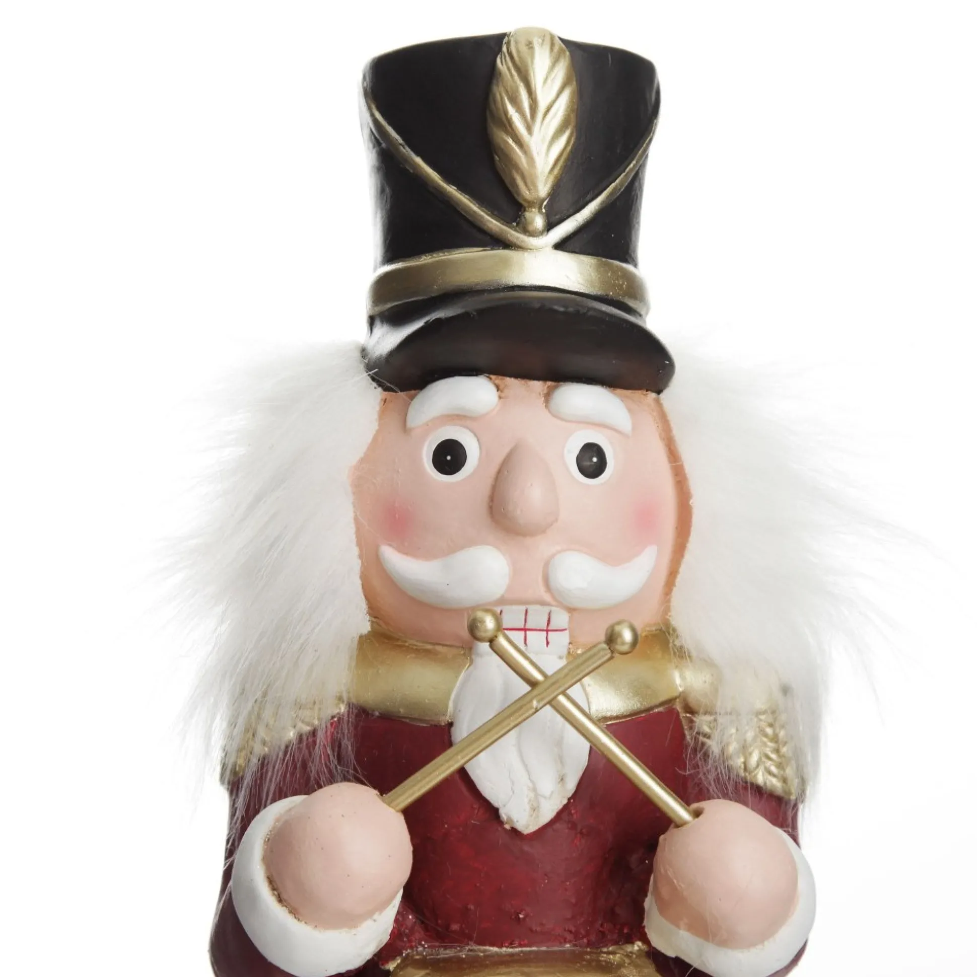 Extra Large Red Drummer Nutcracker Christmas Ornament. Christmas Nutcrackers|