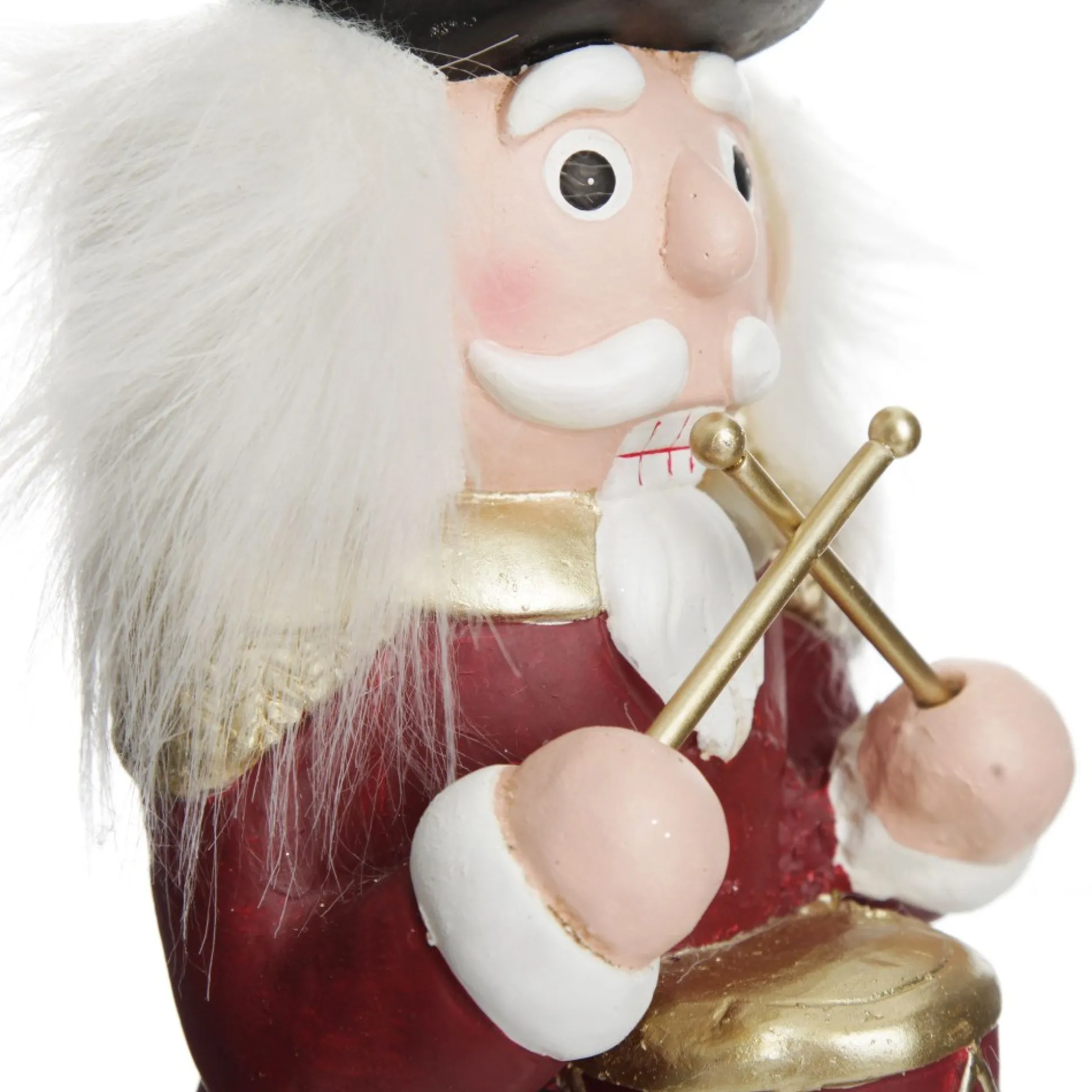 Extra Large Red Drummer Nutcracker Christmas Ornament. Christmas Nutcrackers|