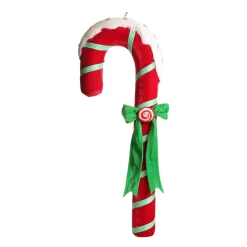 Extra Large Red Velvet Candy Cane Decoration Christmas Tree Decorations|