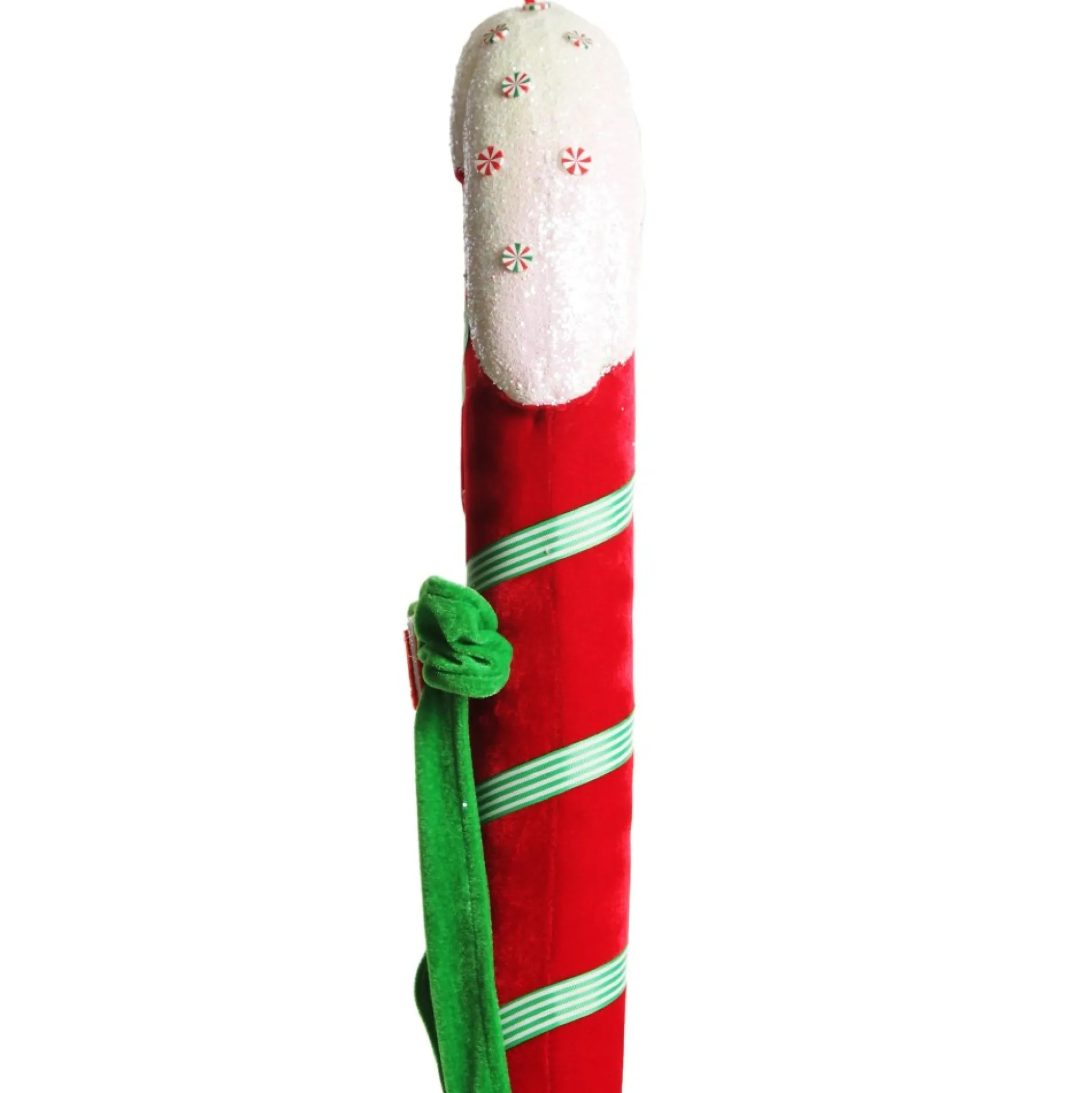 Extra Large Red Velvet Candy Cane Decoration Christmas Tree Decorations|