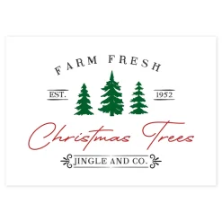 Farm Fresh Christmas Poster Print Christmas Prints|