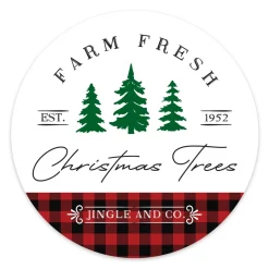 Farm Fresh Christmas Wreath Plaque Diy Wreaths|