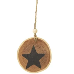 Farmhouse Tree Decorations - Set of 6 Christmas Tree Decorations|