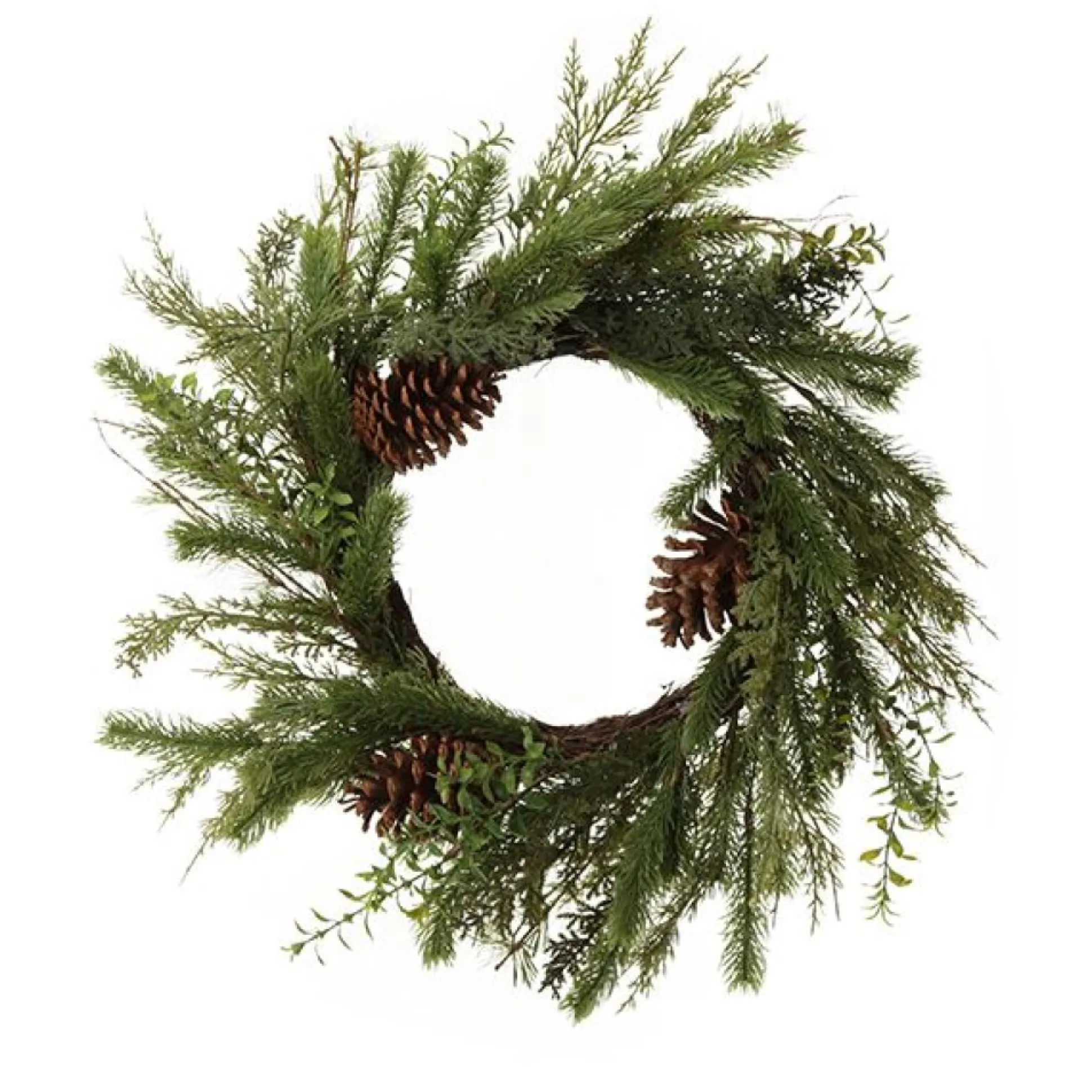 Fir and Pinecone Wreath Christmas Wreaths|