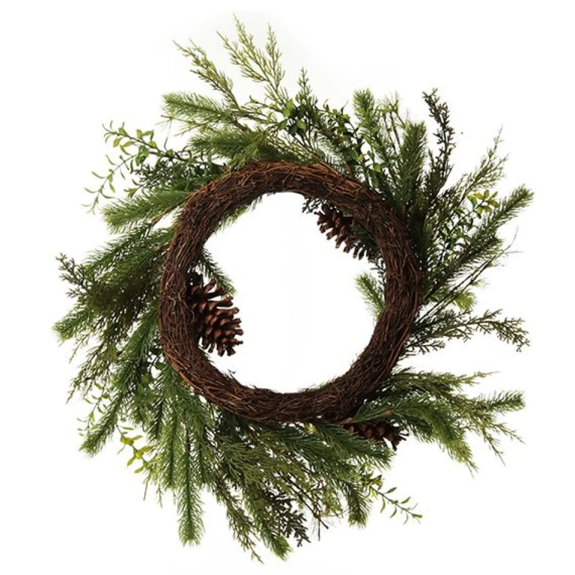 Fir and Pinecone Wreath Christmas Wreaths|