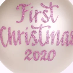 First Christmas Girl Personalised Christmas Bauble Personalised Baubles|