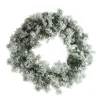 Flocked Alpine Christmas Wreath Christmas Wreaths|