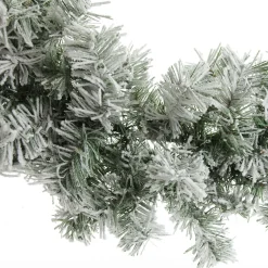 Flocked Alpine Christmas Wreath Christmas Wreaths|