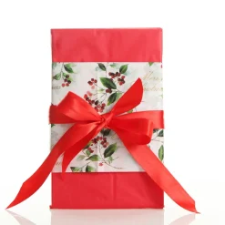 Floral Merry Christmas and Red Tissue Paper Wrap 10 Pack Gift Wrap, Boxes, Bags & Tags|