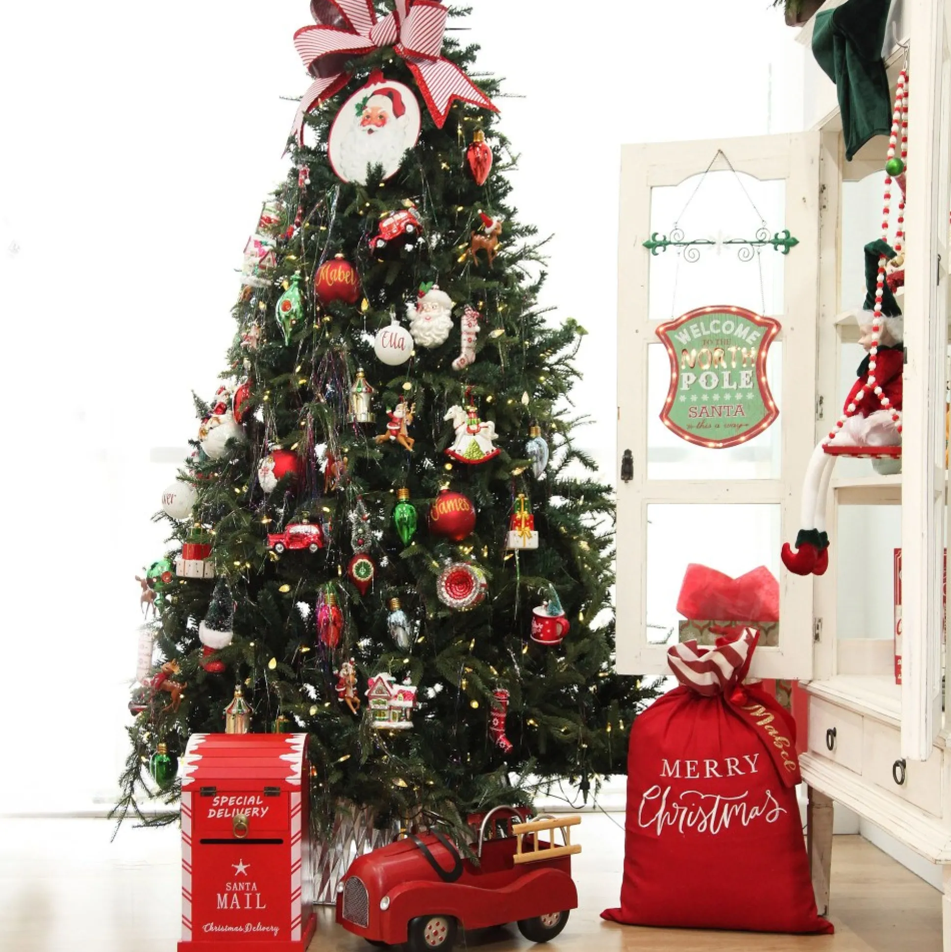 Frosted Glass 3D Bambi Christmas Bauble Hand Painted Baubles|