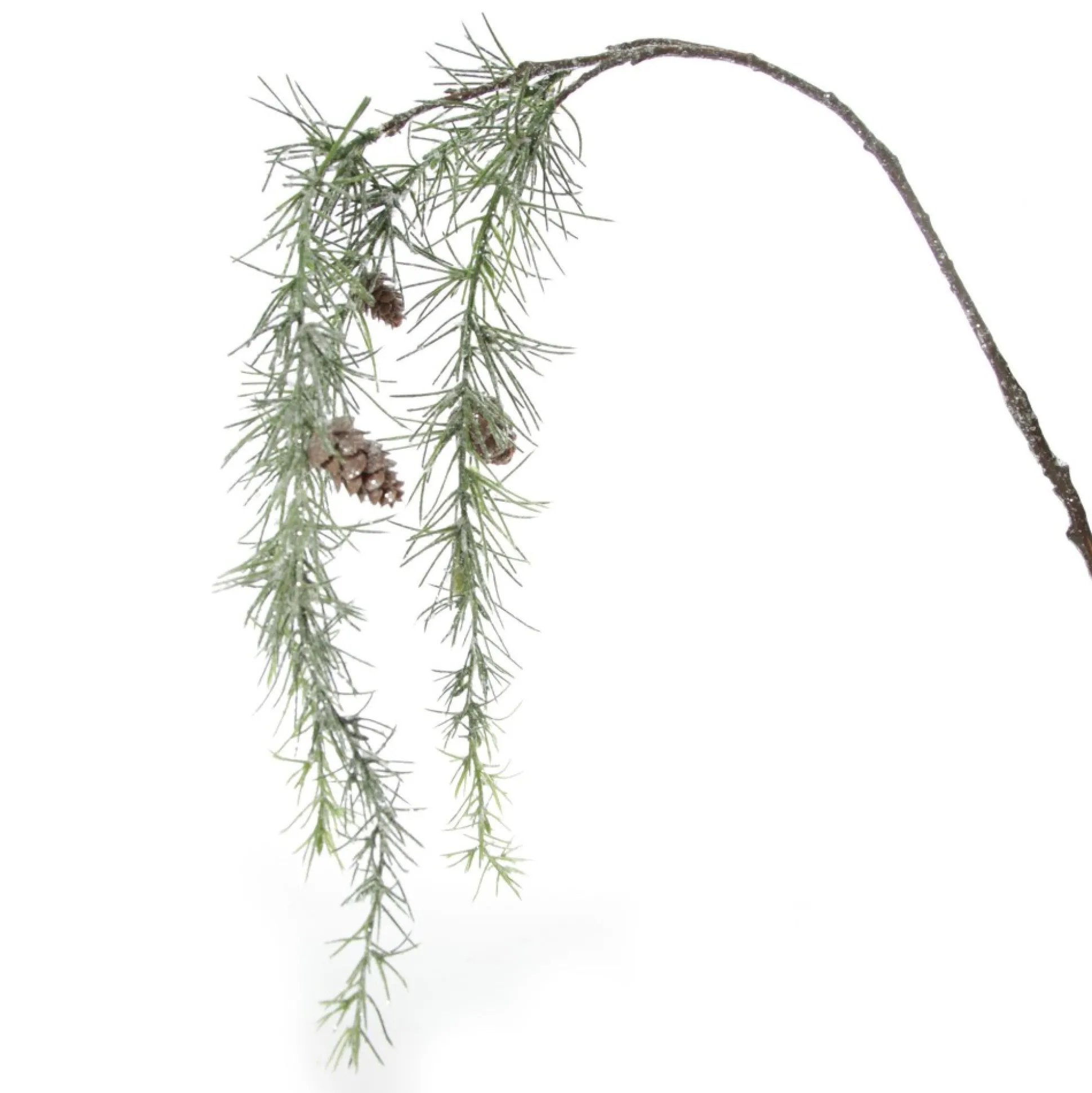 Frosted Pine with Pinecones Hanging Spray Christmas Sprays|
