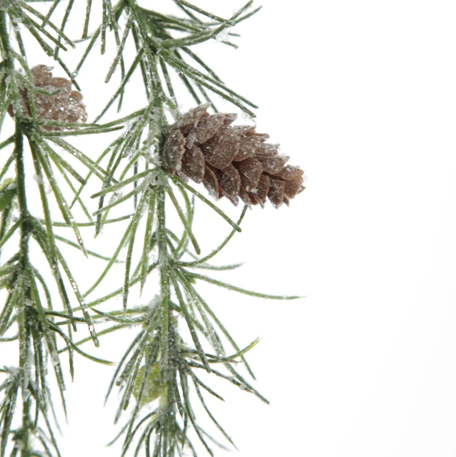 Frosted Pine with Pinecones Hanging Spray Christmas Sprays|