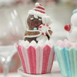 Gingerbread Cupcake Christmas Tree Decoration Christmas Tree Decorations|