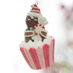 Gingerbread Cupcake Christmas Tree Decoration Christmas Tree Decorations|