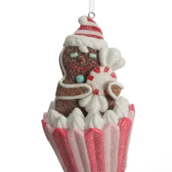 Gingerbread Cupcake Christmas Tree Decoration Christmas Tree Decorations|