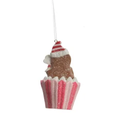 Gingerbread Cupcake Christmas Tree Decoration Christmas Tree Decorations|
