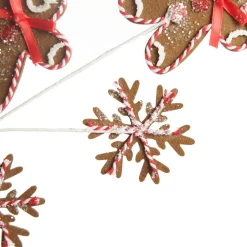 Gingerbread Man Christmas Pick Christmas Tree Picks|