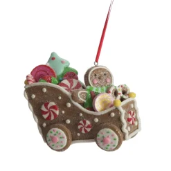 Gingerbread Man in Car Christmas Tree Decoration Christmas Tree Decorations|
