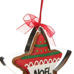 Gingerbread Star Cookie Cutter Decoration Christmas Tree Decorations|
