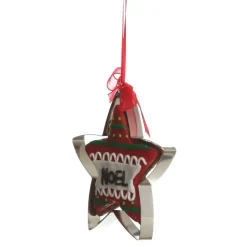 Gingerbread Star Cookie Cutter Decoration Christmas Tree Decorations|