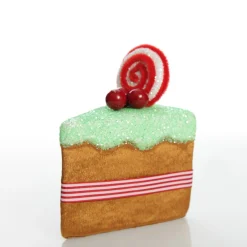 Gingerbread Velvet Cake Slice Christmas Tree Decoration Christmas Tree Decorations|