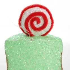 Gingerbread Velvet Cake Slice Christmas Tree Decoration Christmas Tree Decorations|