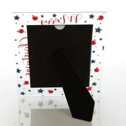 Glass Christmas Photo Frame - Stars and Baubles Photo Gifts|
