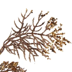 Glittered Copper Branch Spray Christmas Sprays|