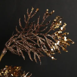 Glittered Copper Branch Spray Christmas Sprays|