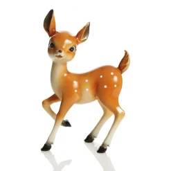 Glossy Retro Bambi Christmas Ornaments - Set of 2 Christmas Birds And Animals|