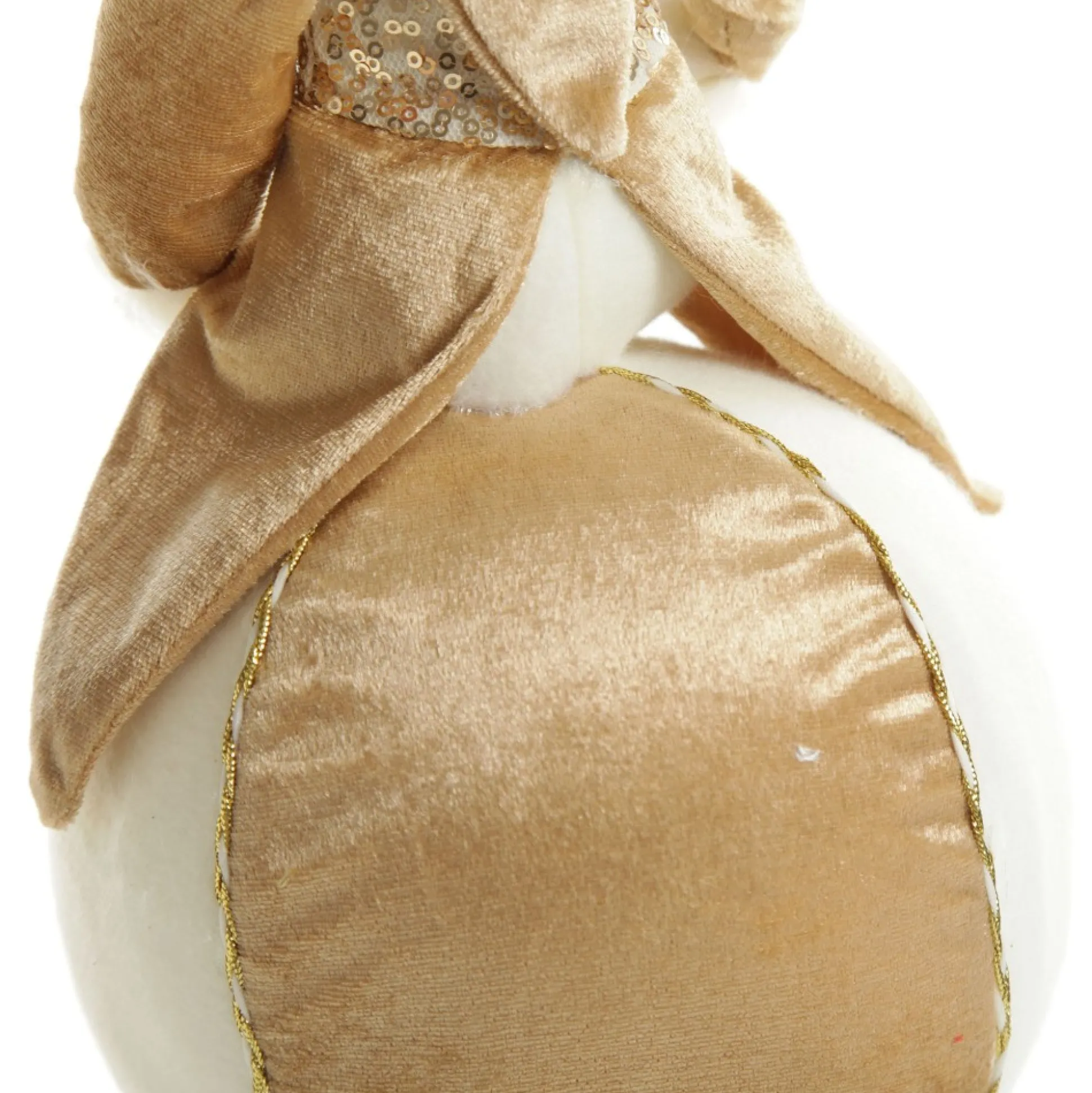 Gold Elf on Bauble Christmas Ornament Christmas Elves And Fairies|