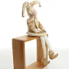 Gold Elf Sitting Christmas Ornament Christmas Elves And Fairies|