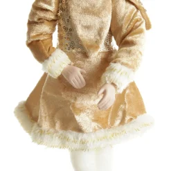 Gold Elf Sitting Christmas Ornament Christmas Elves And Fairies|