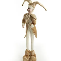Gold Elf Standing Christmas Ornament Christmas Elves And Fairies|