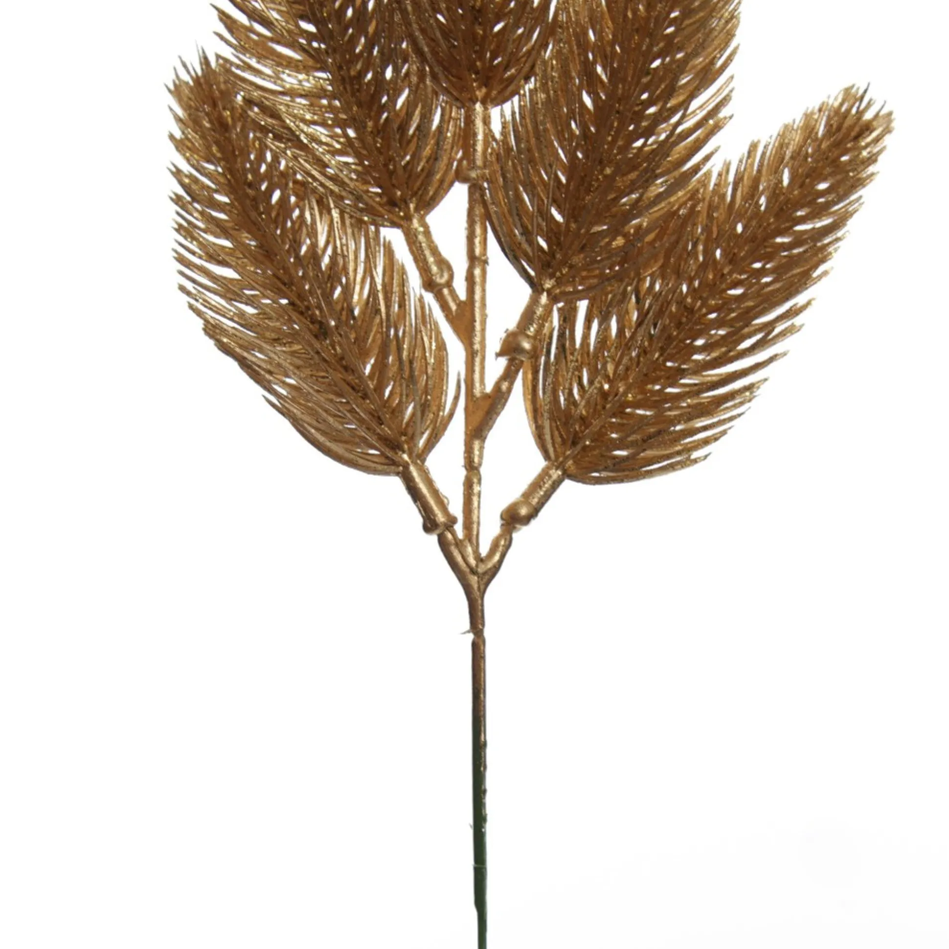 Gold Glitter Pine Bud Pick - Set of 2 Christmas Pick|