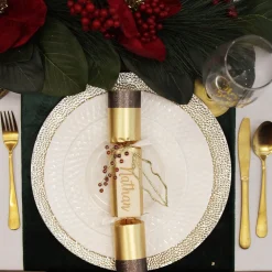 Gold Leaf Sparkle Christmas Bon Bons Christmas Bon Bons|