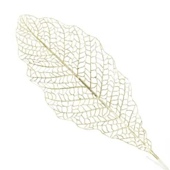 Gold Mesh Palm Leaf Christmas Sprays|
