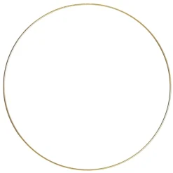 Gold Metal Hoop Wreath Base - 35cm Diy Wreaths|