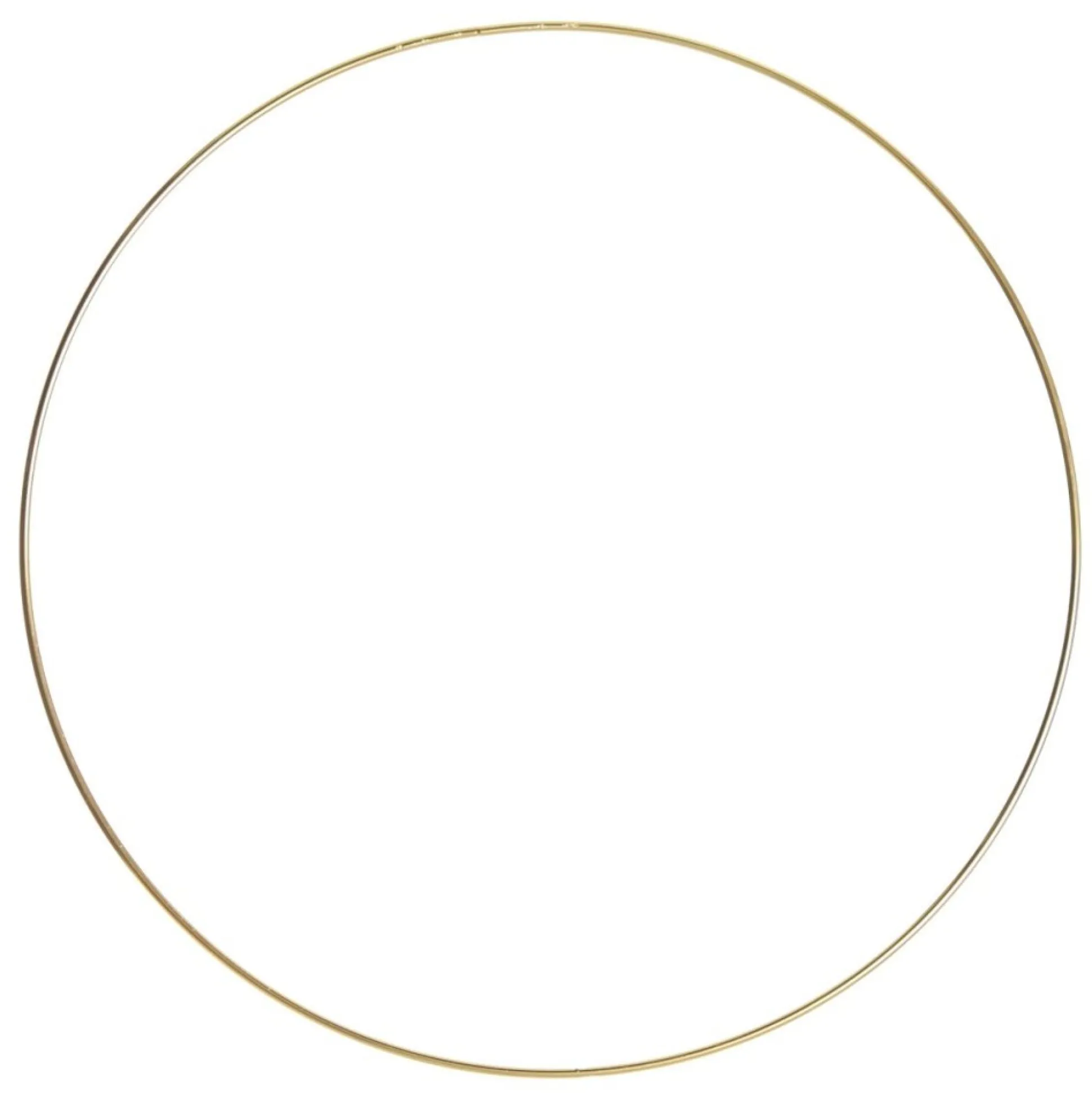 Gold Metal Hoop Wreath Base - 35cm Diy Wreaths|