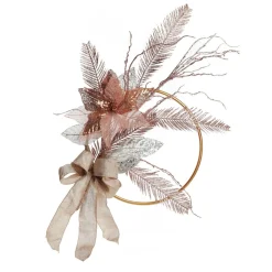 Gold Metal Hoop Wreath Base - 35cm Diy Wreaths|