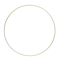 Gold Metal Hoop Wreath Base - 30cm Diy Wreaths|