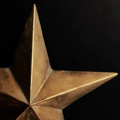 Gold Metal Star Tree Toppers|