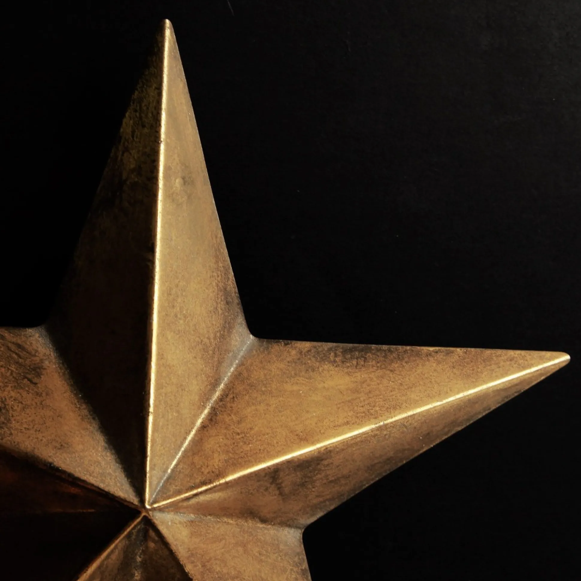 Gold Metal Star Tree Toppers|