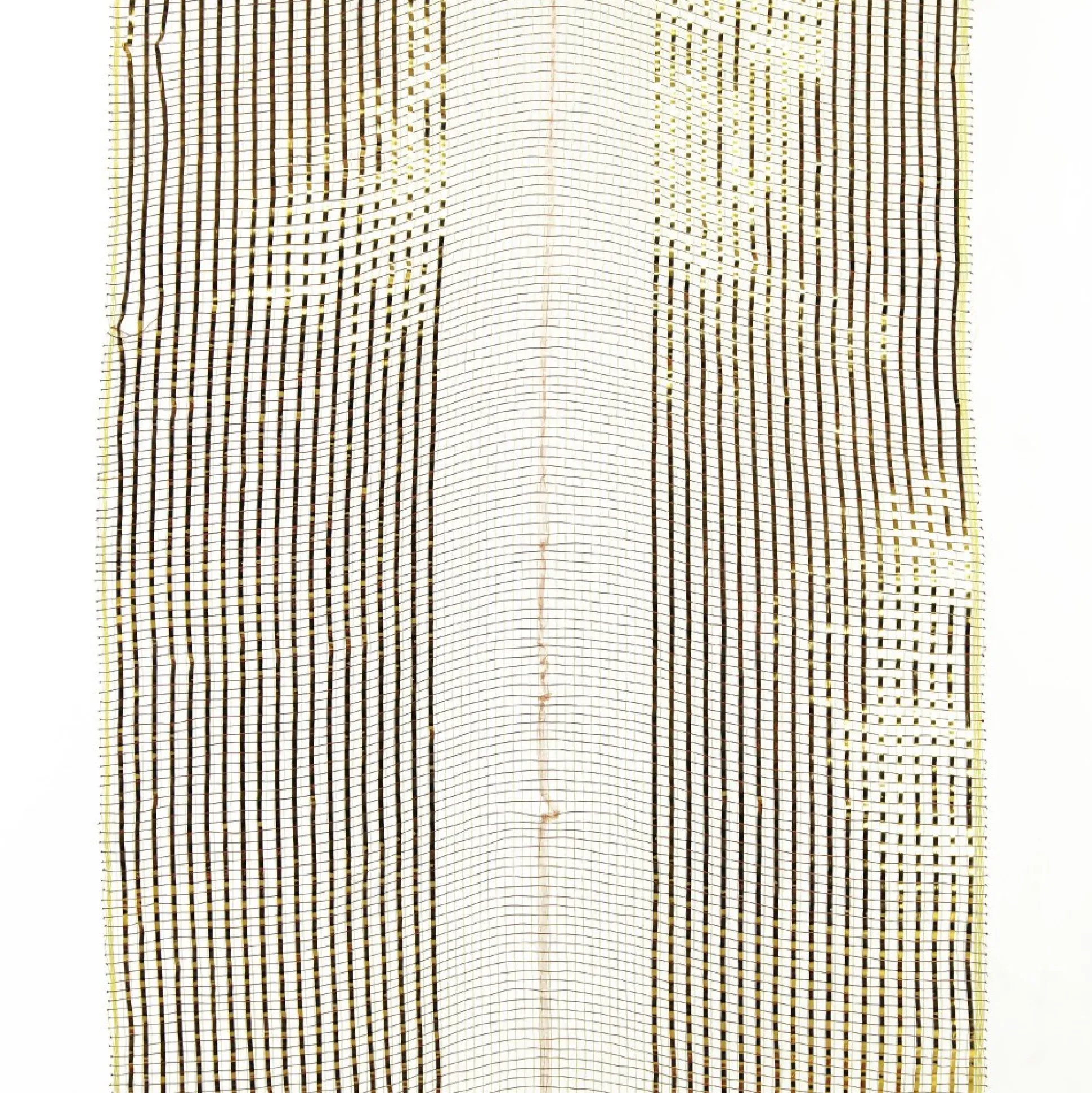 Gold Metallic Stripe Decomesh Roll Decomesh|