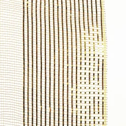 Gold Metallic Stripe Decomesh Roll Decomesh|
