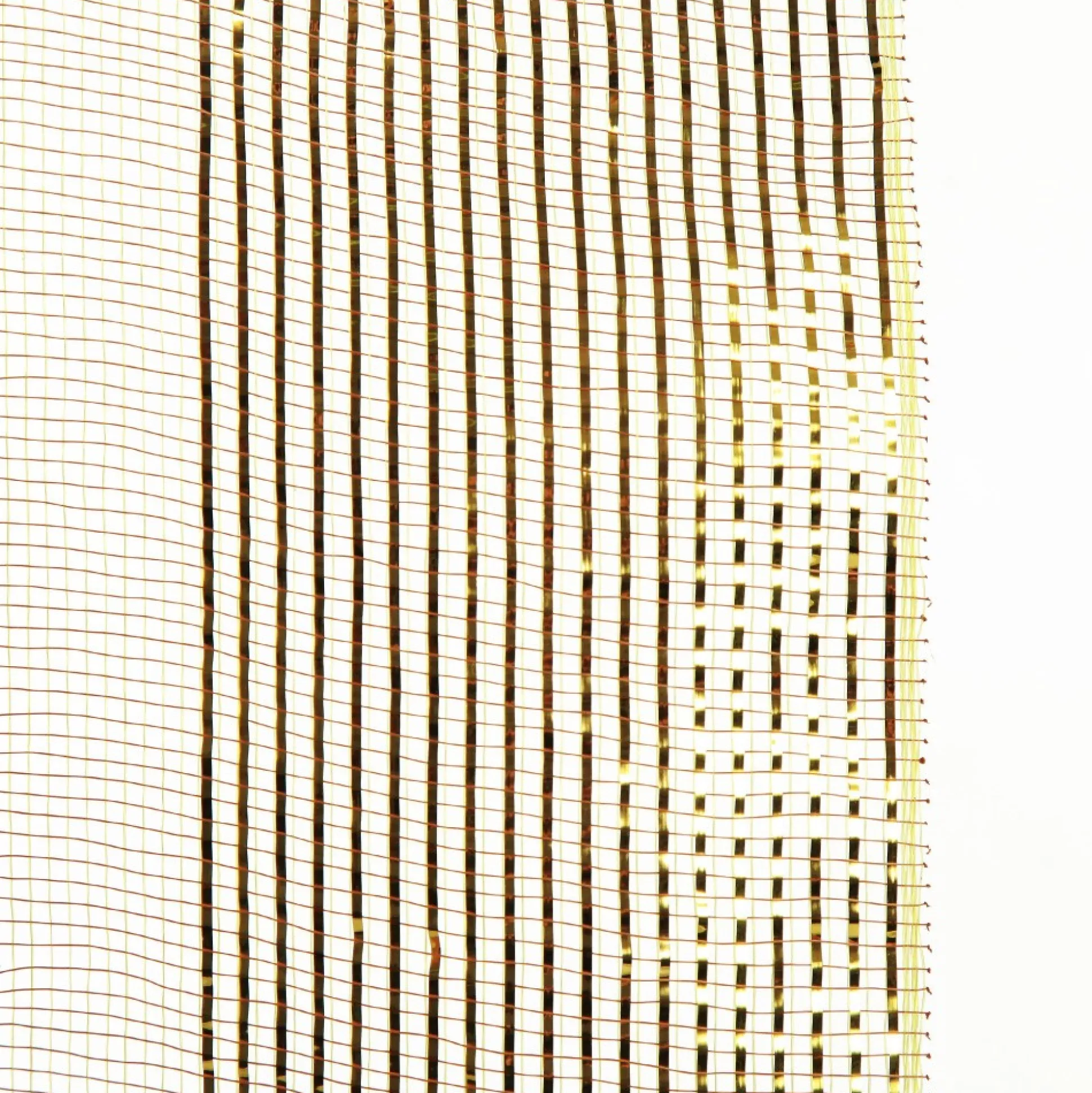 Gold Metallic Stripe Decomesh Roll Decomesh|