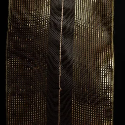 Gold Metallic Stripe Decomesh Roll Decomesh|