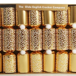 Gold Snowflake Christmas Bon Bons - Pack of 10 Christmas Bon Bons|