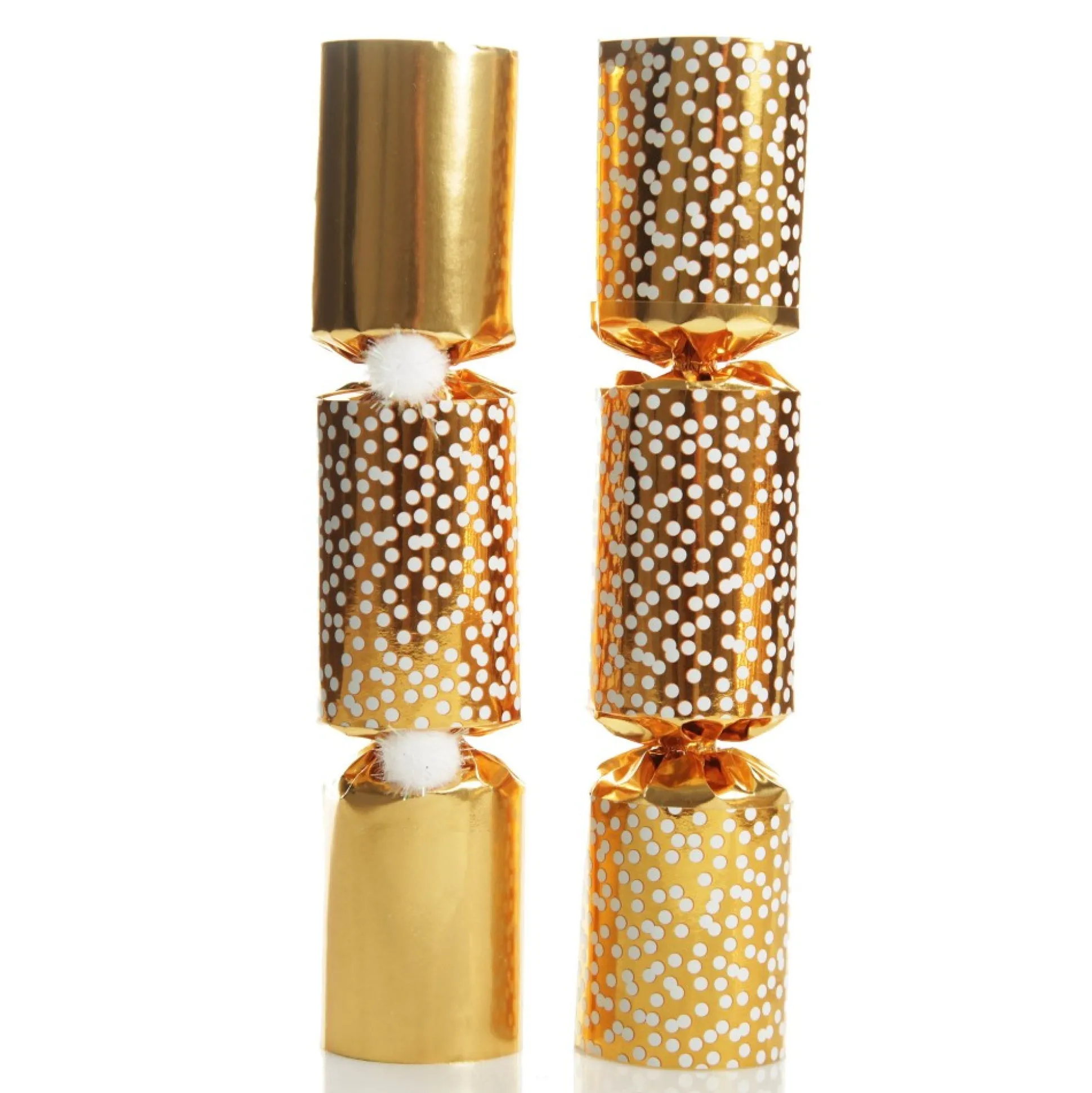 Gold Snowflake Christmas Bon Bons - Pack of 10 Christmas Bon Bons|